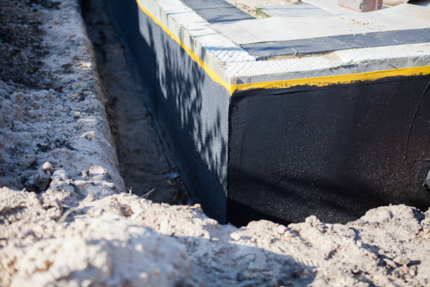 SJ Waterproofing Pros completing home waterproofing near Rosedale, IN
